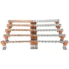 Rack grounding T2 copper busbar with optional tin plating
